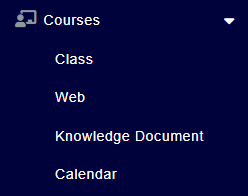 Courses Tab