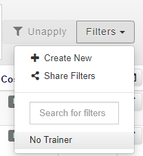 Filters button 