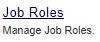 Job roles option 