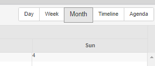calendar mode options
